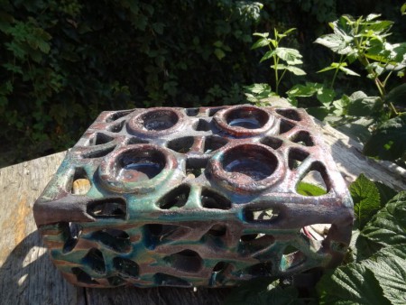 Svícen adventní (raku)